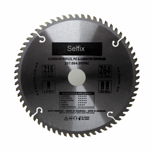 Selfix rundsavsklinge HM 216×2,8x30mm Z64 Aluminium